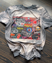 Load image into Gallery viewer, Rock N Roll Collage Bleached Tee
