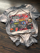 Load image into Gallery viewer, Rock N Roll Collage Bleached Tee
